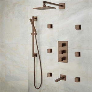 Oil Rubbed Bronze Shower Head and Faucet